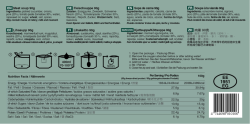 Tactical Foodpack Soup. 