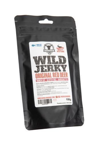 Kuivalihakundi Wild Jerky Red Deer, 100g. 