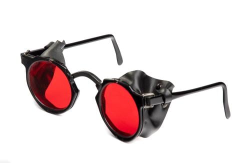 Swiss Mountain Trooper Goggles w. Aluminum Case, Surplus.