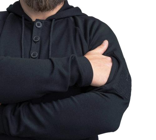 Särmä Merino Wool Hoodie with Buttons.