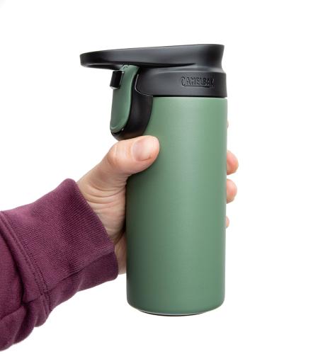 Camelbak Forge Flow SST Ins Thermos Bottle, 0.35 l, Moss. Handy 0.35 l size for your car, office, outdoors, or other everyday use.