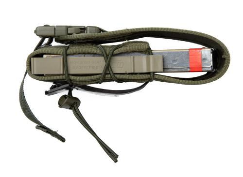 HSGI TACO Covered (MOLLE). The shape is sturdy and stretches to fit the contents.