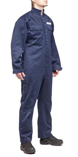 British Coverall, Dark Blue, Surplus. Coverall size 180/100, model is 183cm/6 ft tall, chest 103cm/41".