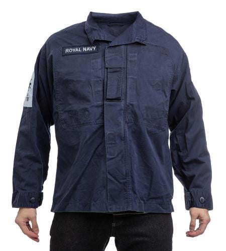 British Royal Navy Light Combat Jacket, Dark Blue, Surplus British Royal Navy Light Combat Jacket, Dark Blue, Surplus