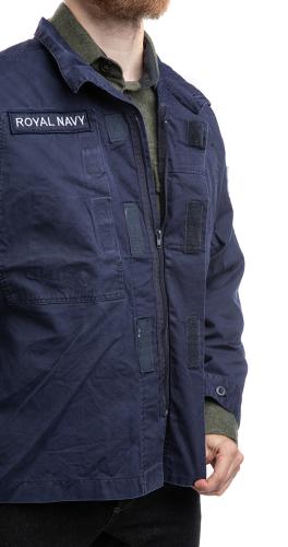 British Royal Navy Light Combat Jacket, Dark Blue, Surplus. 