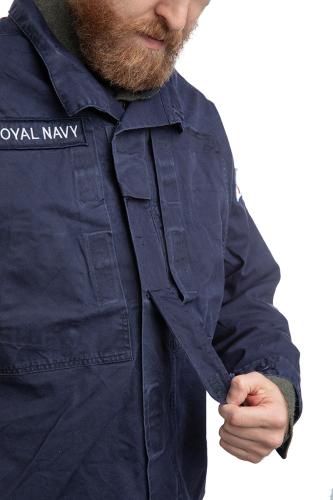 British Royal Navy Light Combat Jacket, Dark Blue, Surplus. 