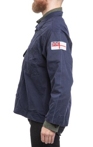 British Royal Navy Light Combat Jacket, Dark Blue, Surplus. 