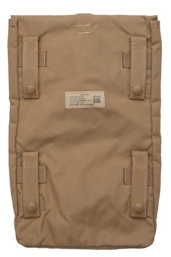 Eagle Industries USMC FILBE Pack Hydration Pouch, Coyote Brown. You'll need six columns (four empty ones between the straps) and at least five rows for mounting the pouch properly.