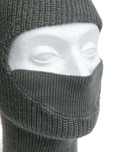 US Air Force Wool Winter Balaclava, Foliage Green, Surplus. This is as warm as Moominmamma's hug.