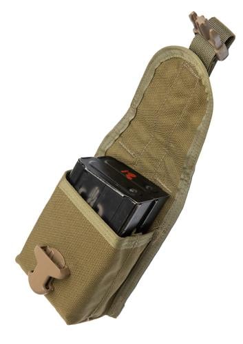 Eagle Industries /Allied SFLCS DMR 7.62 Mag Pouch (SR25), Khaki. Carries two 7.62x51 NATO magazines with ease.