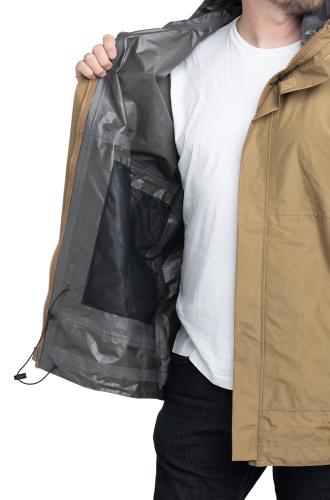 Beyond L6 Gore-Tex Hardshell Jacket, Coyote Brown, surplus. Taped seams.