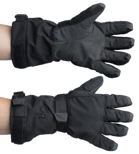 Outdoor Research Kodiak Gore-Tex Gloves (EWDG), Black, surplus. Shell glove has a Gore-Tex membrane