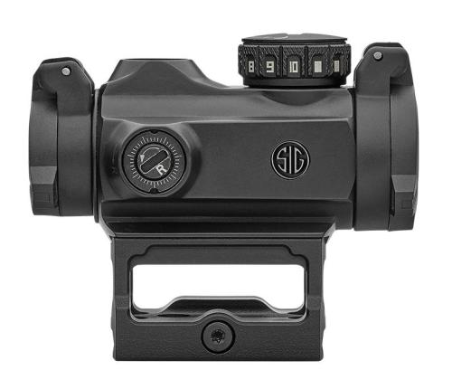 Sig Sauer Romeo MSR Red Dot with Juliet3-Micro Magnifier.