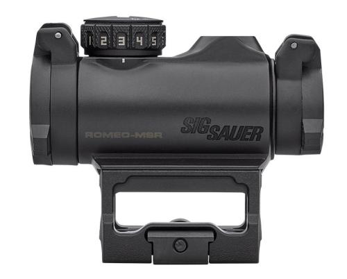 Sig Sauer Romeo MSR Red Dot with Juliet3-Micro Magnifier.