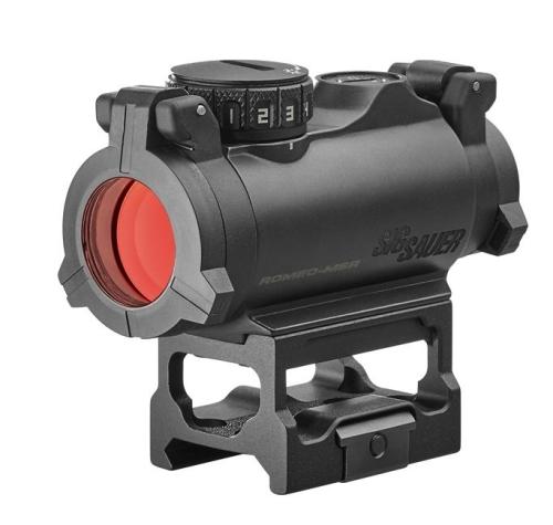 Sig Sauer Romeo MSR Red Dot with Juliet3-Micro Magnifier.