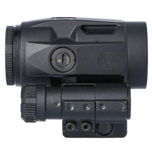 Sig Sauer Romeo MSR Red Dot with Juliet3-Micro Magnifier.