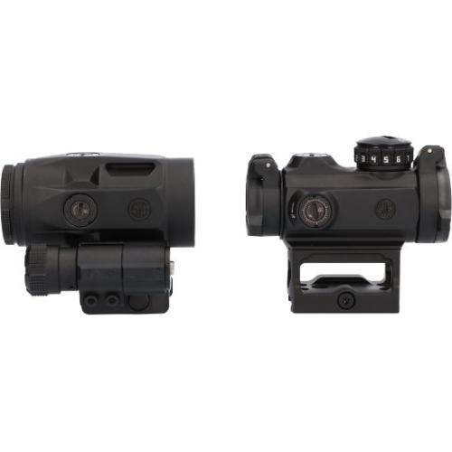 Sig Sauer Romeo MSR Red Dot with Juliet3-Micro Magnifier.