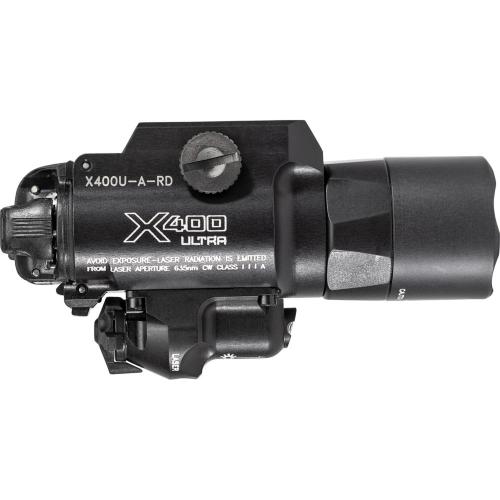 SureFire X400U-A-GN Weaponlight w. Green Laser, 1000 lm. 