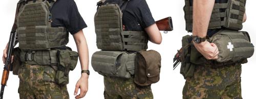 Battle belt with plate sale carrier