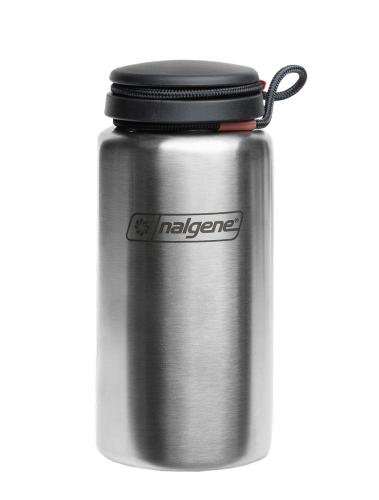 Nalgene Wide Mouth Stainless Steel Backpacker Bottle 38 oz Nalgene Wide Mouth Stainless Steel Backpacker Bottle 38 oz