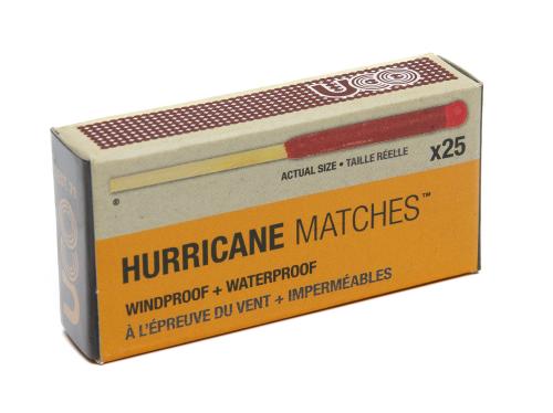UCO Hurricane Matches. 
