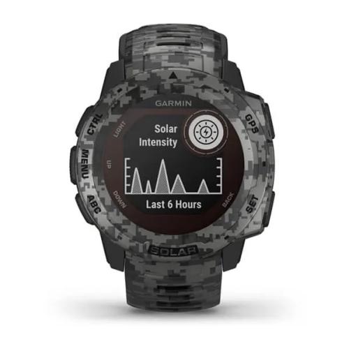 Garmin Instinct Solar – Camo Edition.