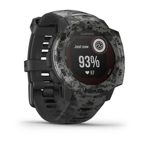 Garmin Instinct Solar – Camo Edition.