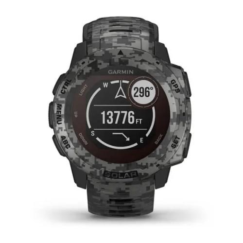 Garmin Instinct Solar – Camo Edition.