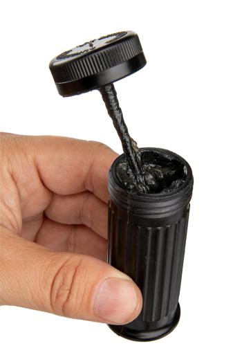 Swiss SG510 Cleaning Kit, 7.62 mm, Surplus. The jars might have black goo or not. In any case, you might want to replace it with less ancient gun grease.