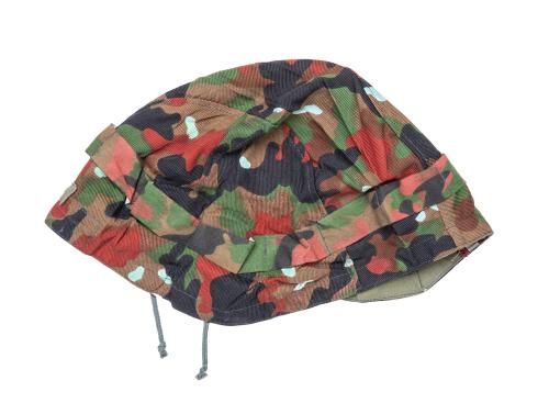 Swiss Steel Helmet Camouflage Cover, Surplus