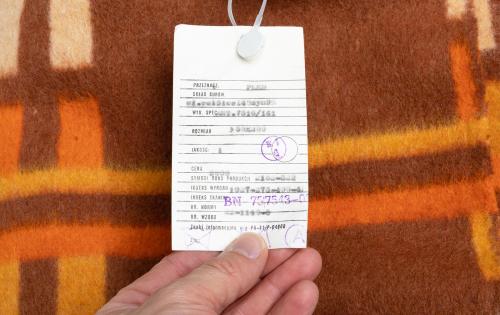 Polish Blanket, Random Color, Surplus. The colors and patterns may vary.