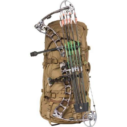 Mystery Ranch Beartooth 80 Pack. Face compression straps can also be used for carrying a bow.