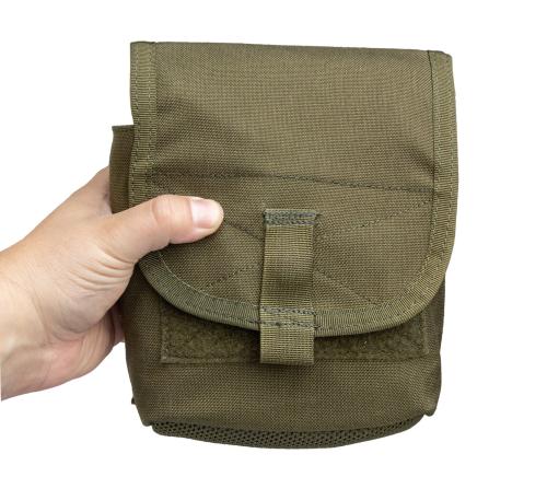 Blackhawk 40 mm Ammo Pouch, Green, Surplus, with Leina First Aid Kit.