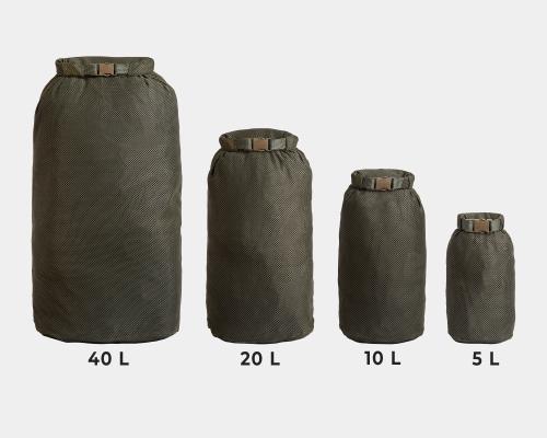 Savotta Rolltop Mesh Stuff Sack.