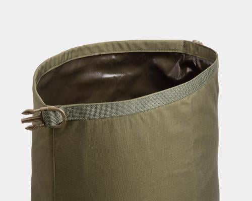 Savotta Rolltop Stuff Sack, 500D, 60L. Simple and effective roll-top closure with extra D-rings.