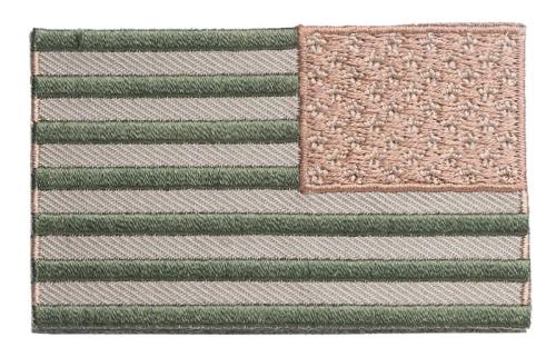 Särmä TST USA Flag Patch, Reversed, 77 x 47 mm. Subdued Desert