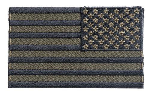 Särmä TST USA Flag Patch, Reversed, 77 x 47 mm. Subdued