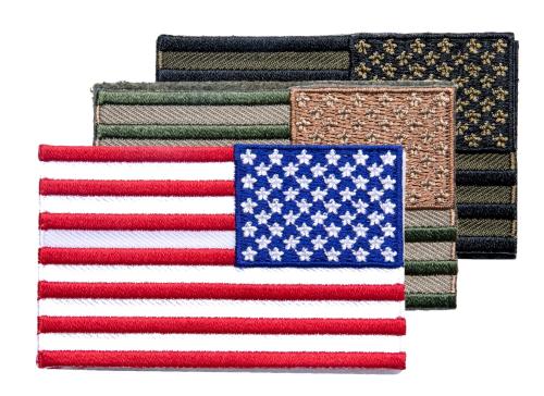 Särmä TST USA Flag Patch, Reversed, 77 x 47 mm.