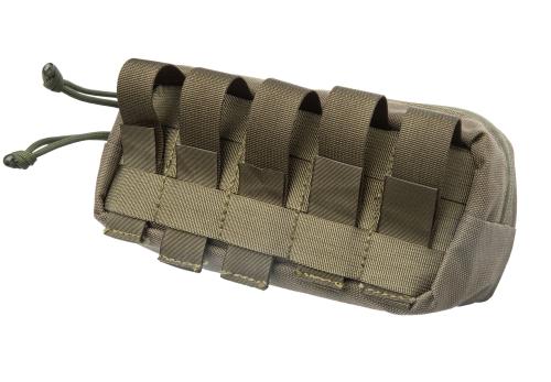Baribal Cargo Pouch 5x2. The PALS-compatible straps in the back can be weaved into belt loops as well.