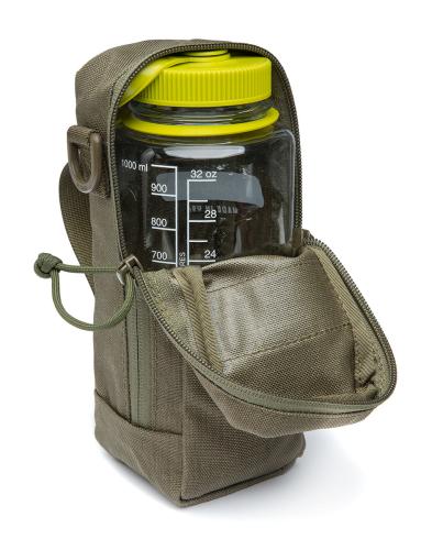 Baribal Cargo Pouch for Nalgene 1l Bottle. Holds a 1l Nalgene bottle as if it was intended - wait a minute, it is intended!