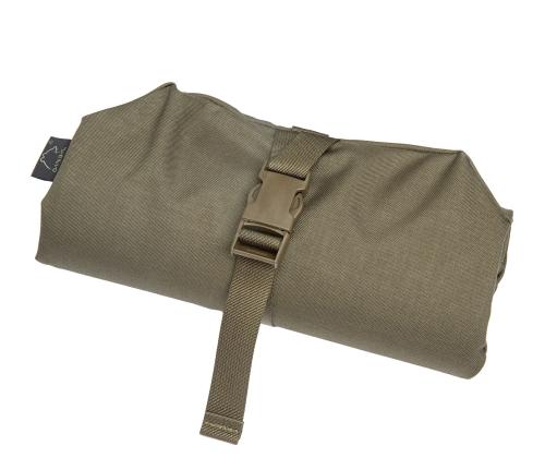 Baribal Sitting Pad. Rolls up for carrying. The strap can also be used for  securing the pad so the wind doesn't steal it.