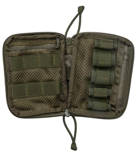 Baribal Micro EDC Organizer Pouch. Mesh pockets and elastics on the inside.