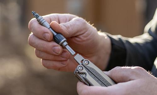 Leatherman Ratchet Driver. Attaches to the Leatherman Bit Driver or any standard 1/4" driver.