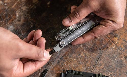 Leatherman Bit Kit. Attachment illustrated.