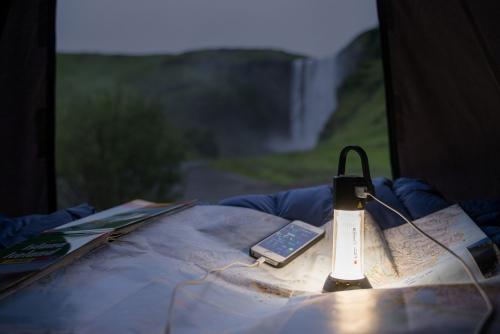 Ledlenser ML6 Lantern. Also works as a power bank.