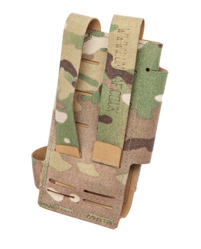 Luminae PRR Personal Role Radio Pouch. Laser cut MOLLE/PALS attachments.