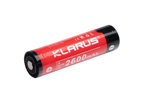 Klarus 18650 2600mAh 3.7V Li-Ion Battery Klarus 18650 2600mAh 3.7V Li-Ion Battery