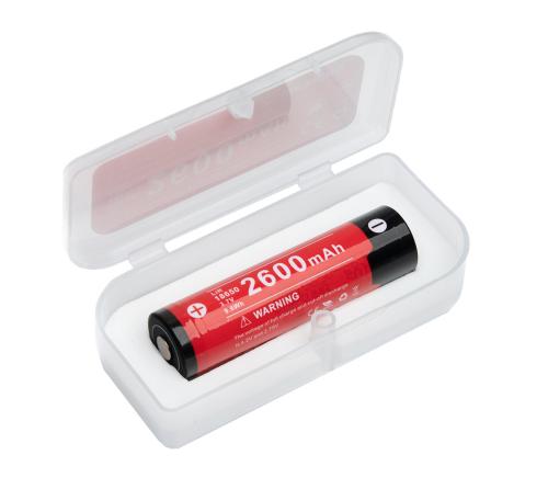 Klarus 18650 2600mAh 3.7V Li-Ion Battery.