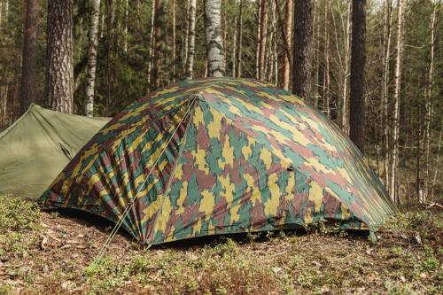 Belgian 2-Person Dome Tent, M1999 Jigsaw, Surplus. 