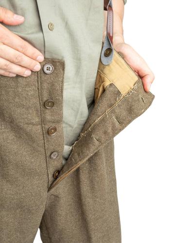 Greek Wool Field Pants, Surplus.
